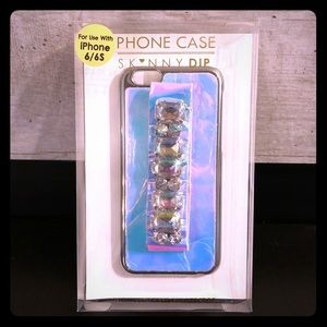 Holographic iPhone 6/6S Case w/Jeweled Strap